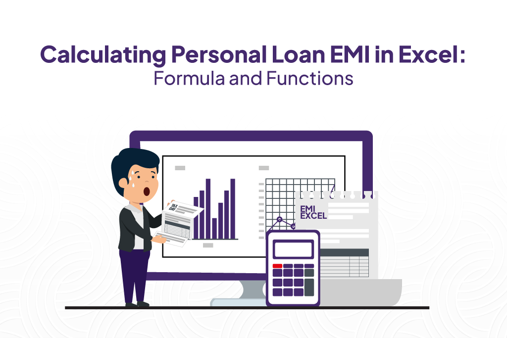 Calculating Personal Loan EMI with Excel.